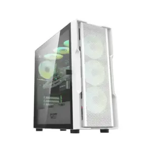 DarkFlash DK431 EATX Full Mesh Gaming Case > White