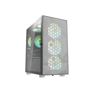 DarkFlash DLM21 Mesh MATX Gaming Case > White