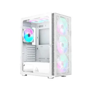 Montech X3 Mesh RGB Mid-Tower ATX Gaming Case > White