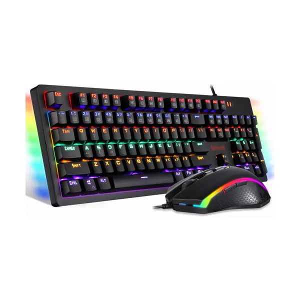 Redragon S117 RGB Wired Gaming Keyboard And Mouse