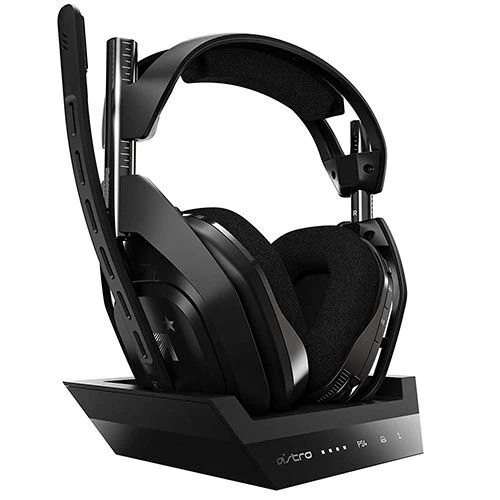 Astro A50 Generation 4 + Base Station With Dolby Audio Wireless Gaming Headset for PS4 > Black