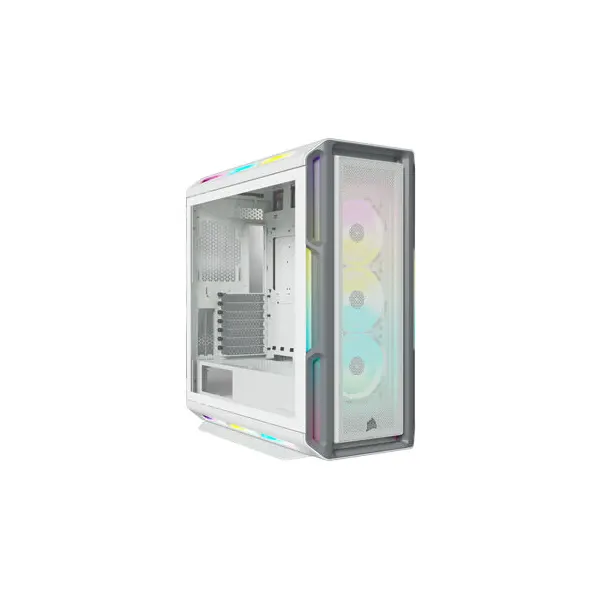 Corsair ICUE 5000T RGB Tempered Glass ATX Mid-Tower Smart Case > White