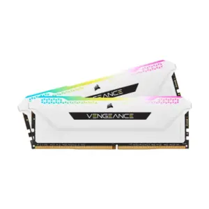 Corsair Vengeance RGB PRO SL 16GB ( 2x8GB ) 3200MHz C16 DDR4 RAM > White