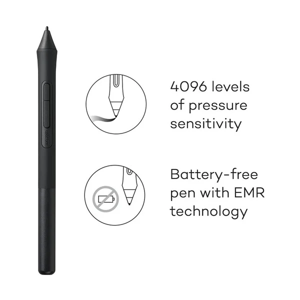 Wacom Intuos Bluetooth Creative Pen (Small) Graphic Tablet > Black