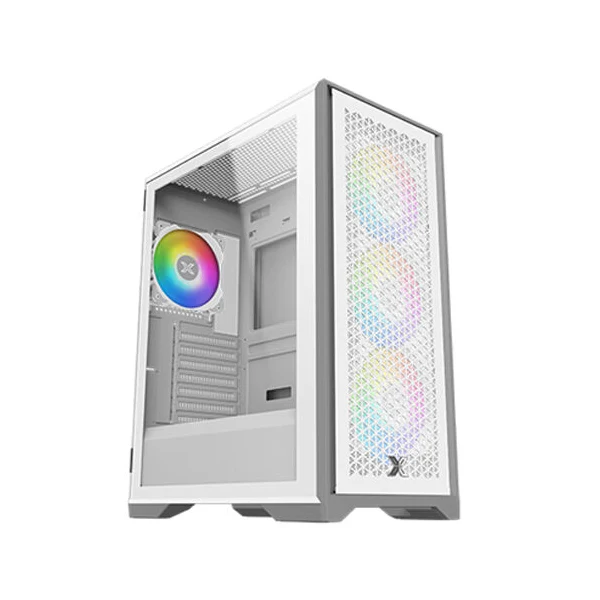 Xigmatek LUX S Arctic Tempered Glass Mid-Tower ATX Case > White