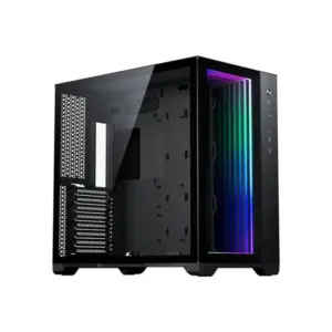 MagniumGear NEO Qube 2 RGB Digital Infinity Mirror ATX Mid-Tower Case > Black