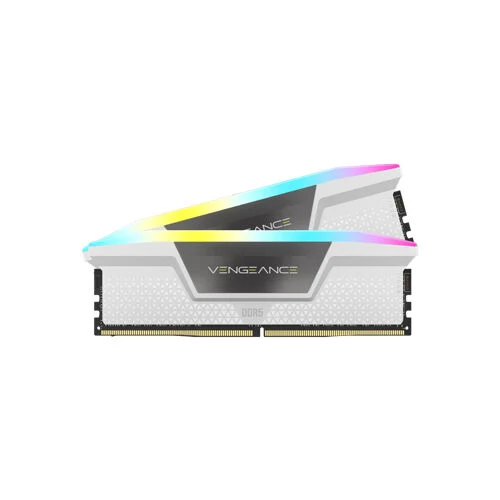 Corsair Vengeance RGB 32GB (2x16GB) 6000MHz DDR5 RAM > White