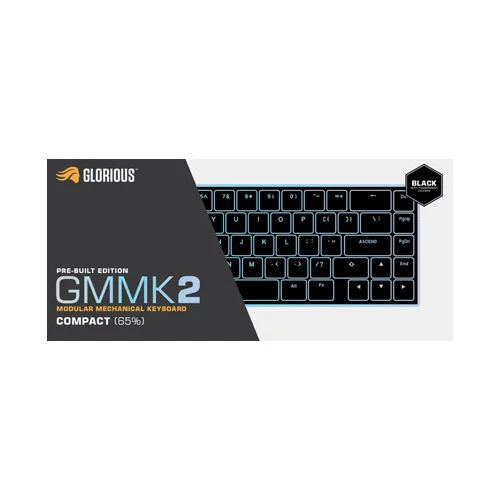 Glorious GMMK 2 65% Fox Switches Mechanical Gaming Keyboard > Black