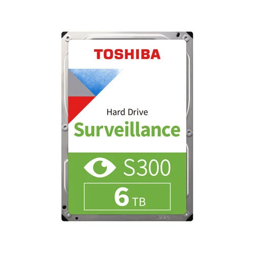 Toshiba S300 6 TB Surveillance 5400rpm SATA 3.5 Hard Drive