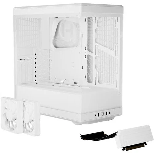 HYTE Y40 Mid-Tower S-Tier Aesthetic ATX Case > Snow White