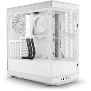 HYTE Y40 Mid-Tower S-Tier Aesthetic ATX Case > Snow White