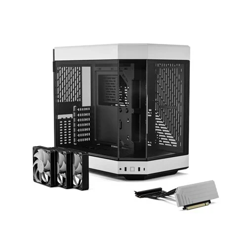 HYTE Y60 Mid-Tower Modern Aethetic ATX Case > Black & White