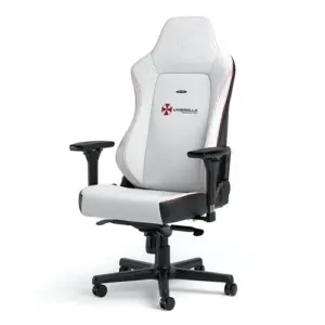 Noble HERO Vegan faux leather Resident Evil Umbrella Edition gaming chair > white