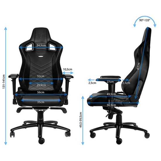 Noble EPIC Series Gaming Chairs > Black