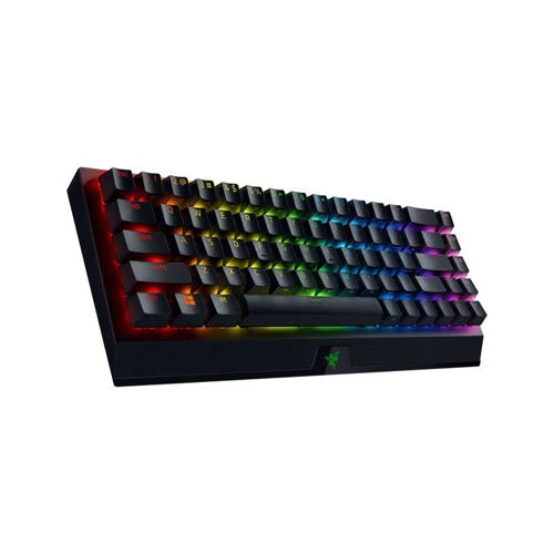 Razer BlackWidow V3 Mini HyperSpeed 65% Wireless Mechanical Gaming Keyboard Phantom Edition > Green Switch