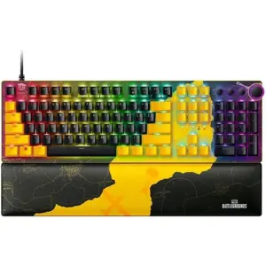 Razer Huntsman V2 Linear Optical Red Switch Wired Gaming Keyboard - PUBG BATTLEGROUNDS Edition
