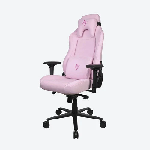 Arozzi Vernazza Supersoft Top-Tier Fabric Gaming Chair > Pink