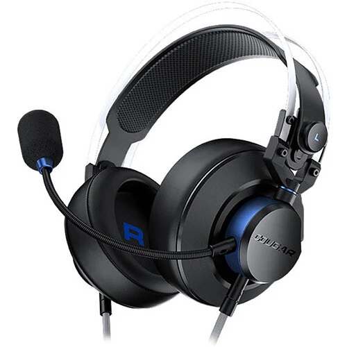 Cougar VM410 PS Wired Gaming Headset > Black/Blue