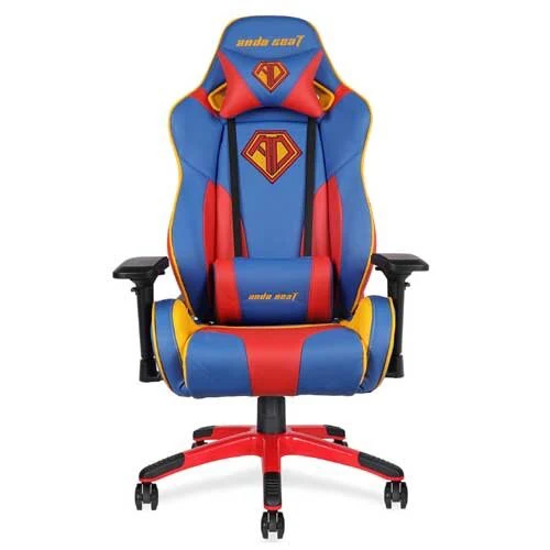Anda Seat AD7-09 Special Edition Large With 4D Armrest Gaming Chair > Blue/Red/Yellow
