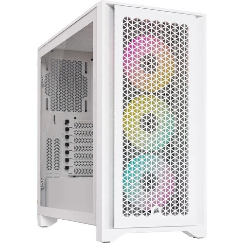 CORSAIR ICUE 4000D RGB Airflow Mid-Tower ATX Case > White