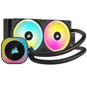 CORSAIR ICUE LINK H100i RGB AIO Liquid CPU Cooler > Black
