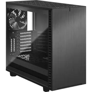 Fractal Define 7 Solid Mid Tower With Light Tempered Glass E-ATX Case > Gray