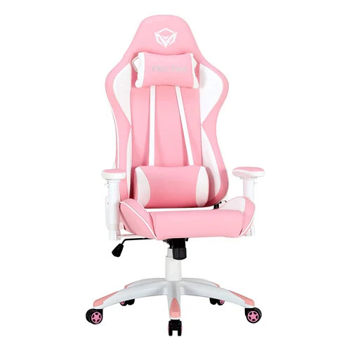 MEETION CHR16 Imitation Leather Gaming Chair > Pink