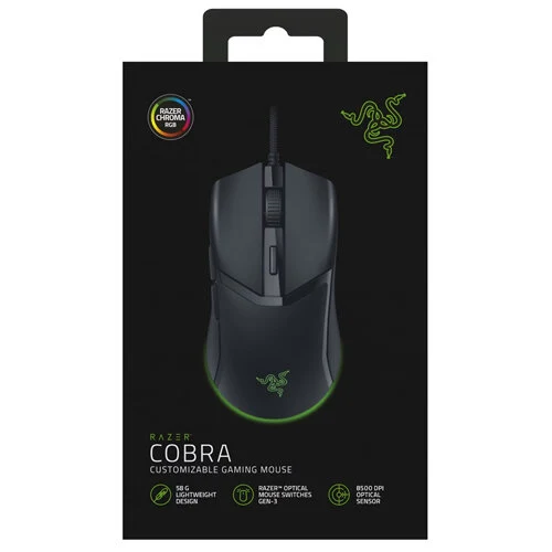 Razer Cobra Lightweight RGB Optical Wired Gaming Mouse