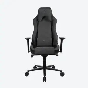 Vernazza Vento Soft Fabric PU Leather Hybrid Chair > Dark Gray