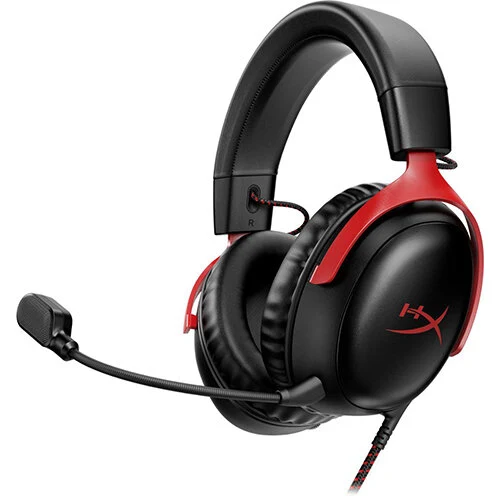 HyperX Cloud III 10mm Mic Wired Gaming Headset > Black/Red