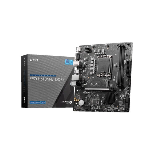 Msi PRO H610M-E DDR4 Intel M-ATX LGA 1700 Motherboard