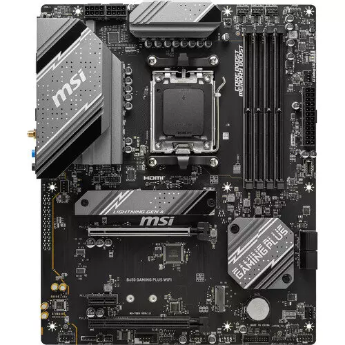 MSI B650 GAMING PLUS WIFI DDR5 AMD AM5 ATX Motherboard > Black