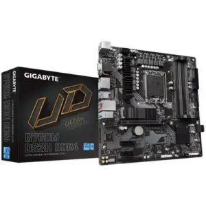 Gigabyte B760M DS3H DDR4 Intel Micro-ATX LGA 1700 Motherboard