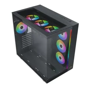 Xigmatek AQUA Ultra Air ARGB ATX Tower Gaming Case > Black