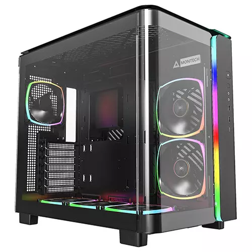 Montech KING 95 PRO Dual-Chamber ATX Mid-Tower Gaming Case > Black