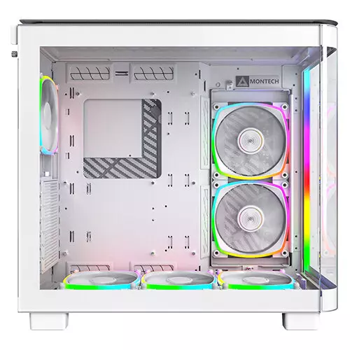 Montech KING 95 PRO Dual-Chamber ATX Mid-Tower Gaming Case > White