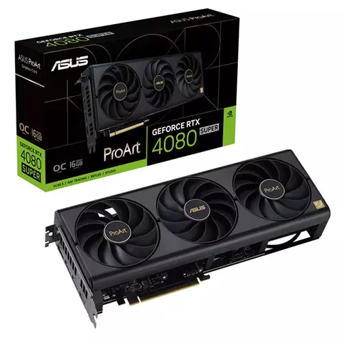 Asus GeForce RTX 4080 SUPER PROART OC Edition 16GB GDDR6X 256-Bit Video Card, DLSS 3