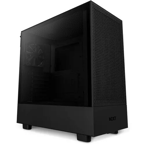 NZXT H5 Flow Compact Mid-Tower Airflow Case > Black