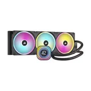 CORSAIR ICUE LINK H170i LCD RGB Liquid CPU Cooler > Black