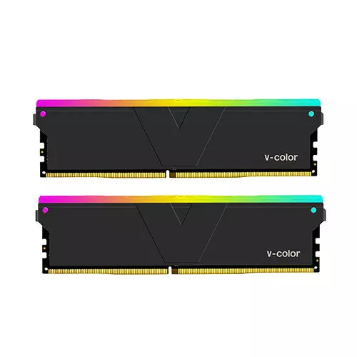 V-Color Skywalker Plus RGB U-DIMM DDR4 16GB (8GBx2) 3200MHz RAM > Black