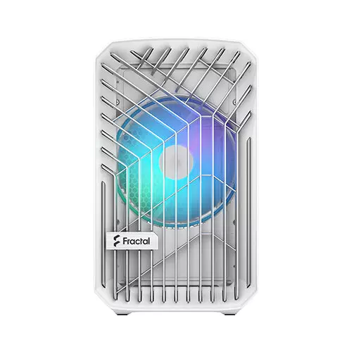 Fractal Torrent Nano Mid-Tower ATX RGB Tempered Glass Case > White