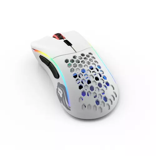 Glorious Model D Minus Wireless Gaming Mouse > Matte White