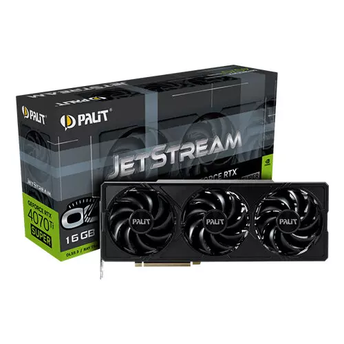 Palit GeForce RTX 4070 Ti SUPER JetStream OC 16G GDDR6X 256-Bit Video Card, DLSS 3