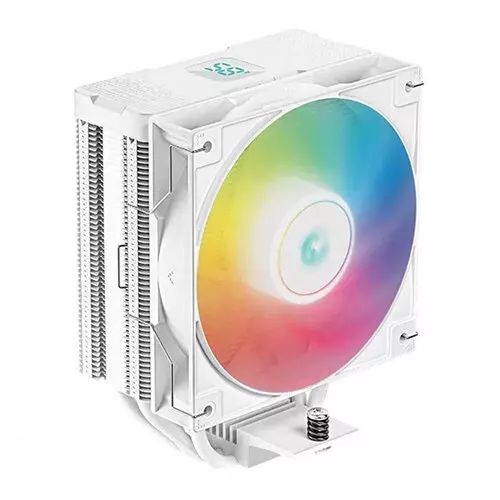 DeepCool AG400 BK ARGB Single Tower 120mm Fan CPU Cooler > White