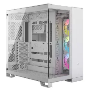Corsair 6500X RGB Mid-Tower Dual Chamber ATX Gaming Case > White