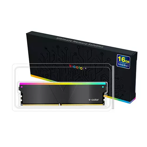 V-Color Skywalker Plus RGB U-DIMM 16GB 3600MHz DDR4 RAM > Black