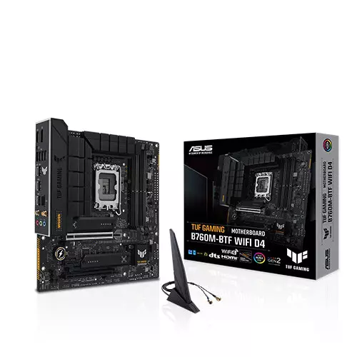 ASUS TUF Gaming B760M-BTF WIFI D4 Intel LGA 1700 Micro-ATX Motherboard