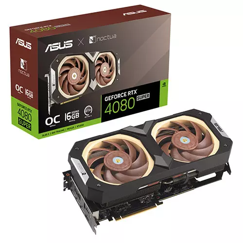 ASUS GeForce RTX 4080 SUPER Noctua OC Edition 16GB GDDR6X 256-Bit Video Card, DLSS 3