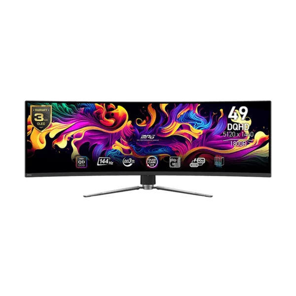 MSI MPG 491CQP QD-OLED 49-Inch 144Hz 0.03ms Curved Gaming Monitor