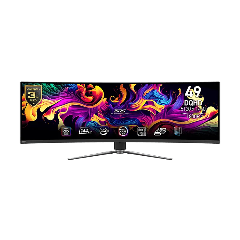 9S6-3FA84T-013-copy MSI MPG 491CQP QD-OLED 49-Inch 144Hz 0.03ms Curved Gaming Monitor